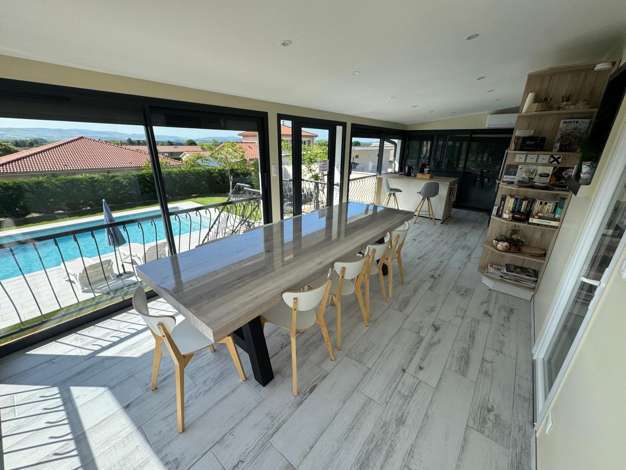 Chambre Dans Logement Partage Chez L Habitant Avec Piscine De 1 A 3 Chambres Grieges Exterior photo